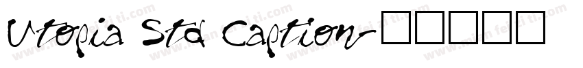 Utopia Std Caption字体转换